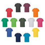 Vue 1 de T-shirt 100 % Coton Manches Courtes Original Couleur Enfant