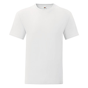 T-shirt 100 % Coton Manches Courtes Iconic Blanche Homme