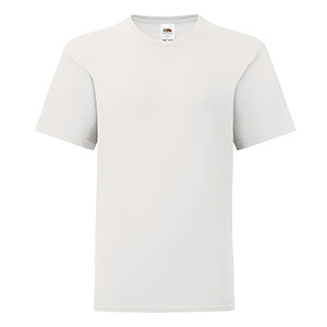 T-shirt 100 % Coton Manches Courtes Iconic Blanche Enfant
