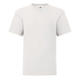 Vue 1 de T-shirt 100 % Coton Manches Courtes Iconic Blanche Enfant