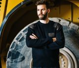 Vue 2 de PULL ÉPAIS COL ROND