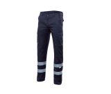 Vue 3 de PANTALON STRETCH MULTIPOCHES À BANDES RÉFLÉCHISSANTES