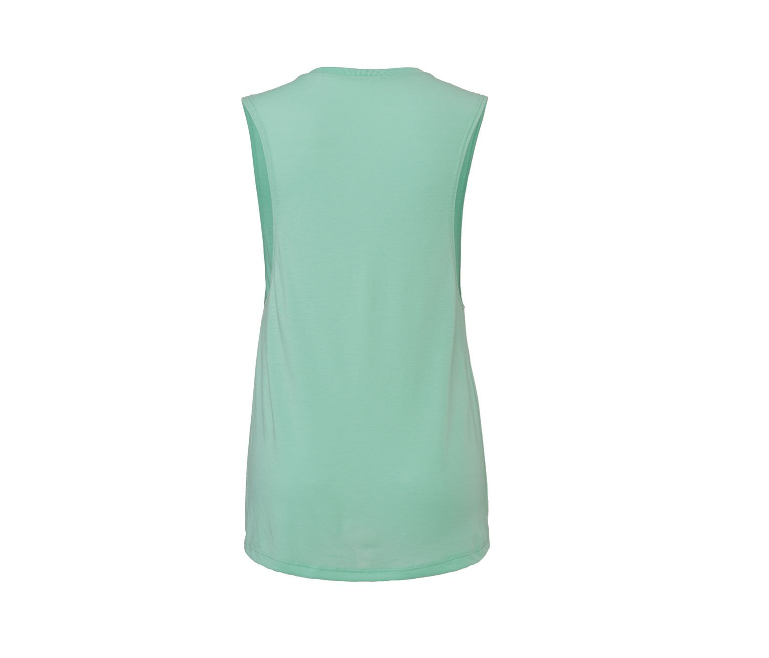 WOMENS FLOWY SCOOP MUSCLE TANK