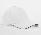Vue 4 de EARTHAWARE® CLASSIC ORGANIC COTTON 6 PANEL CAP - SANDWICH PEAK