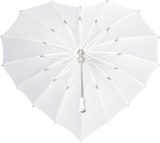 Vue 4 de FALCONE - Parapluie forme coeur modle dpos - Manuel - Impermable au vent