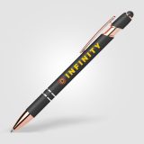 Vue 9 de Stylo Prince Softy Rose Gold Métallique avec Stylet