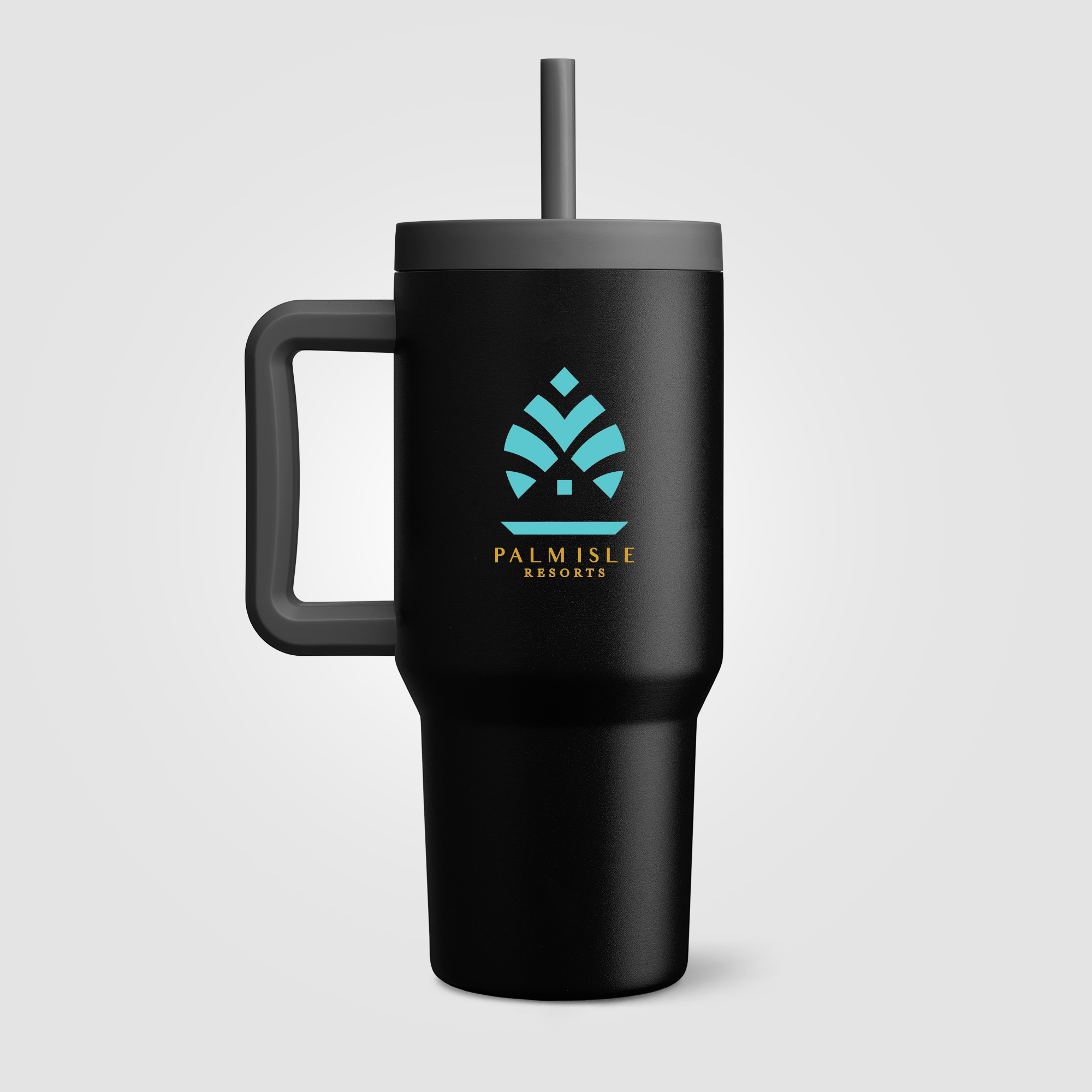 Mug et gobelet GROSCHE Aspen isotherme 2-en-1 en acier inoxydable avec paille – 945 ml