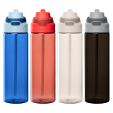 Vue 5 de Gourde Lynk en rPET à paille rabattable – 830 ml