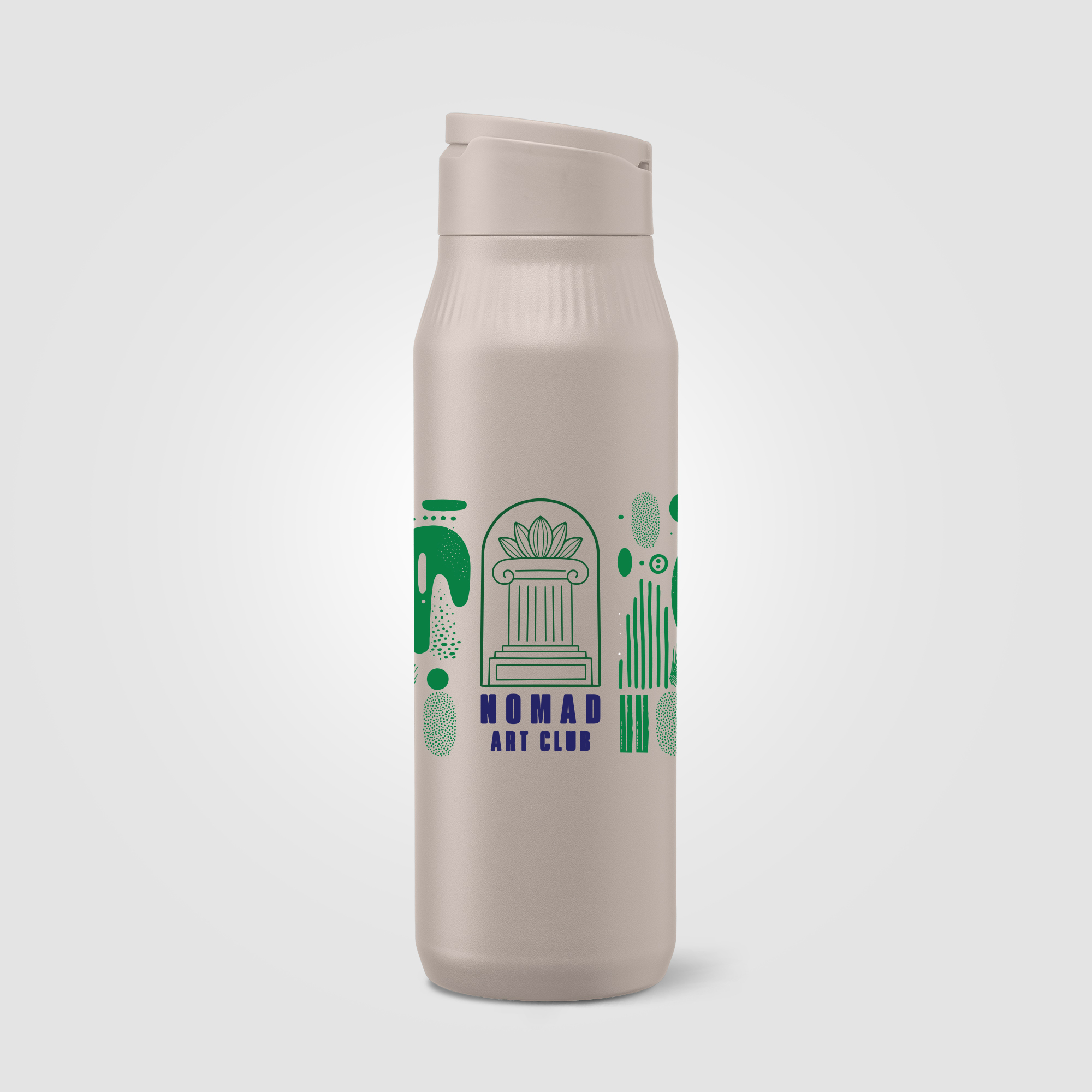 Gourde Majesty en acier inoxydable recyclé avec support selfie – 750 ml