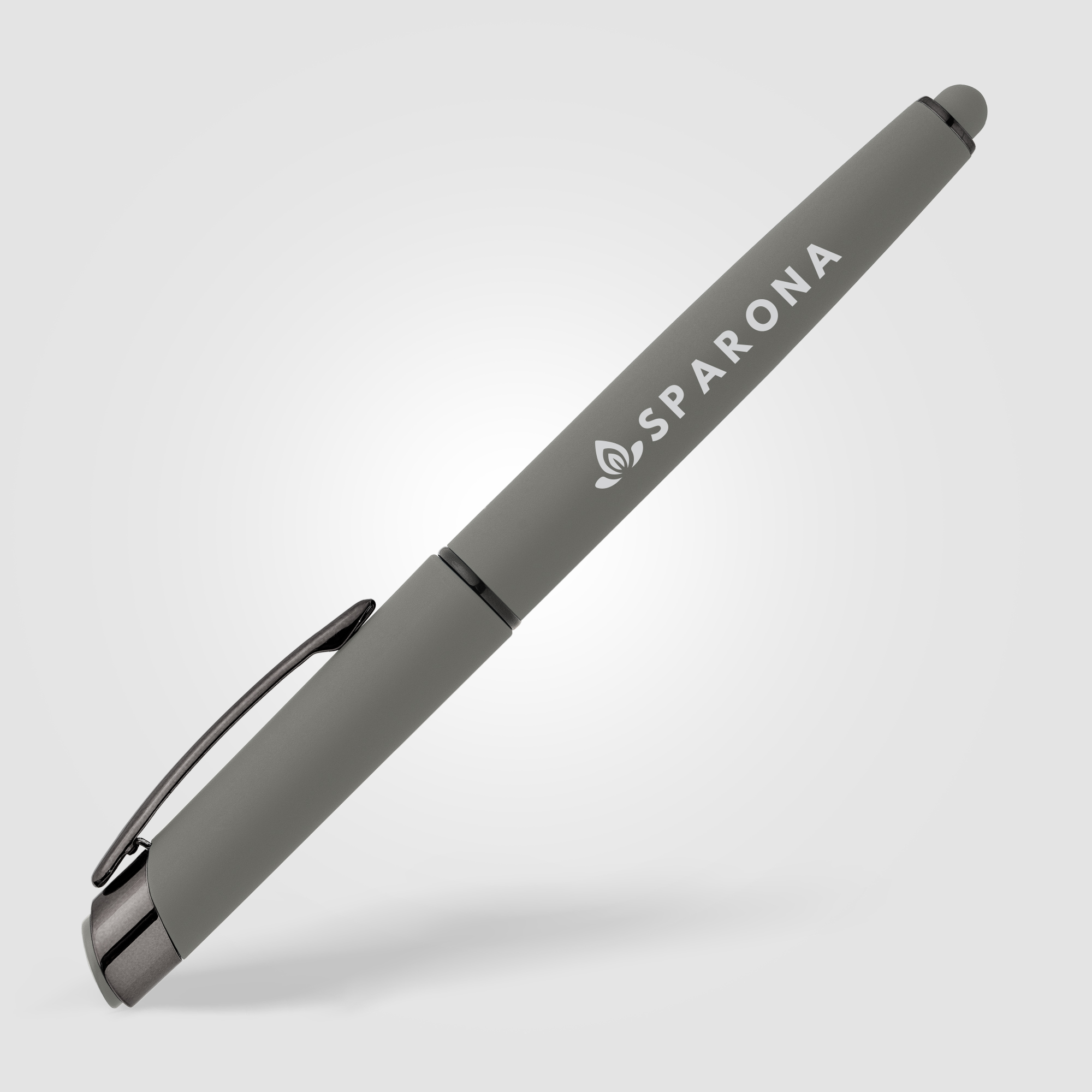 Stylo gel monochrome Forma en aluminium recyclé
