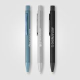 Vue 6 de Stylo texturé Majesty en aluminium recyclé
