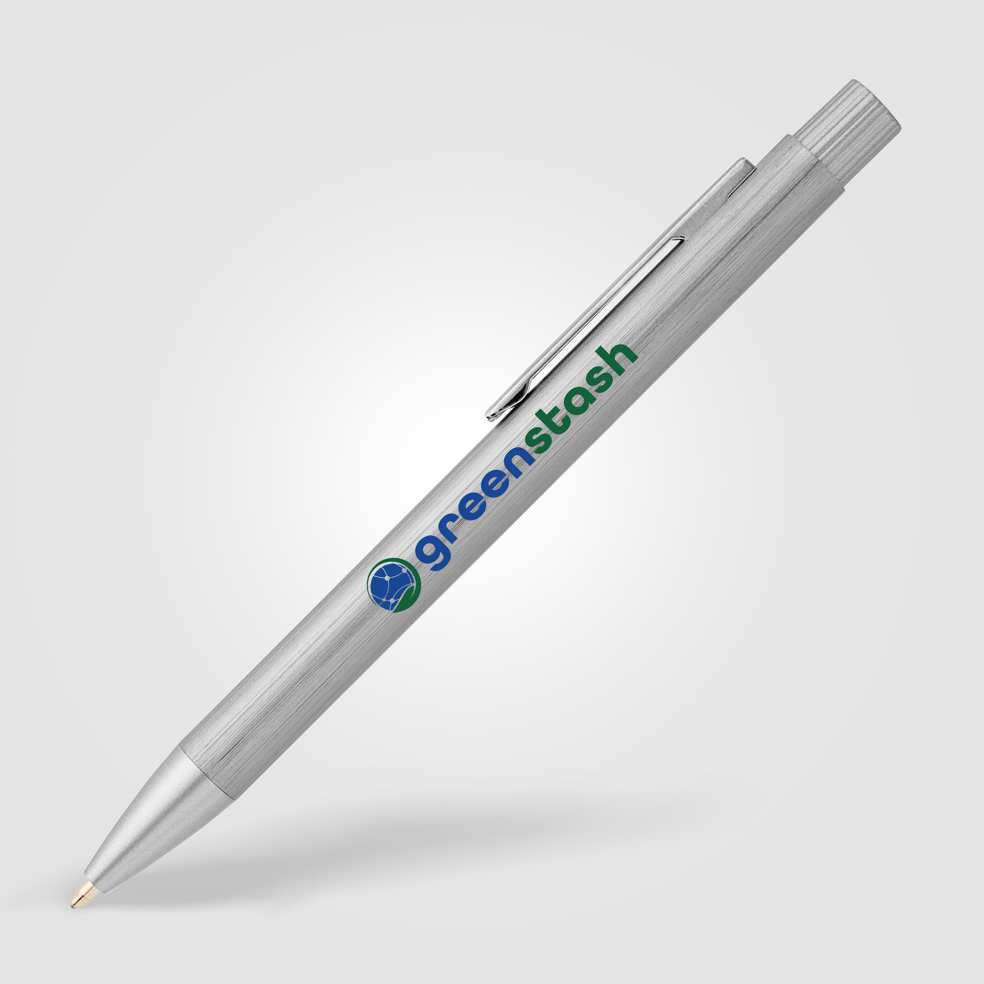 Stylo texturé Majesty en aluminium recyclé