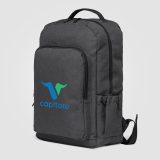 Vue 9 de Sac à dos pour ordinateur portable à deux compartiments Stride en rPET – 18 L