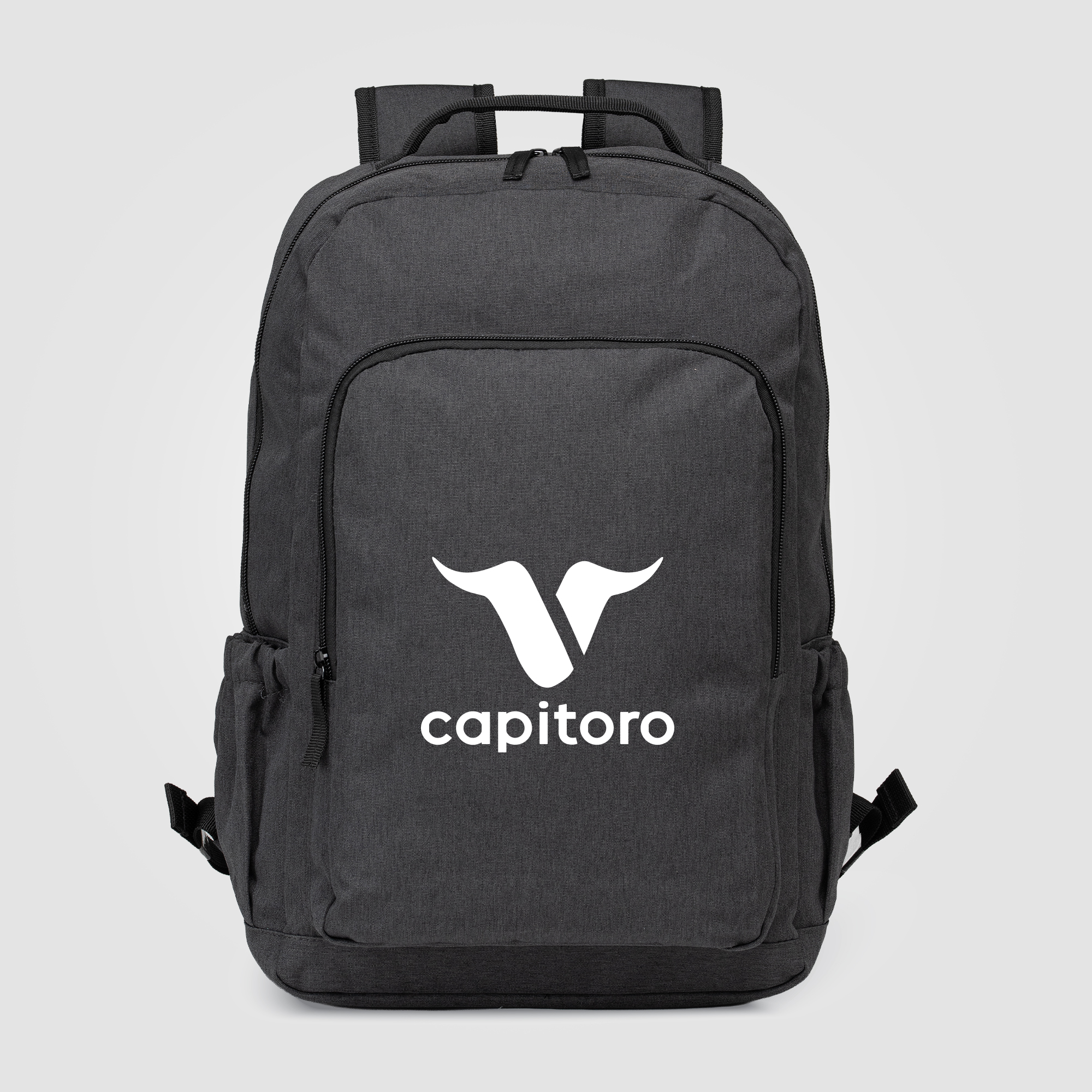 Sac à dos pour ordinateur portable à deux compartiments Stride en rPET – 18 L