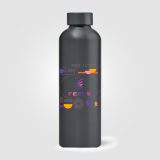 Vue 15 de Gourde Astrid en acier inoxydable recyclé – Finition métallisée – 710 ml