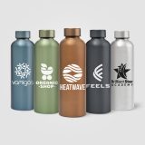 Vue 7 de Gourde Astrid en acier inoxydable recyclé – Finition métallisée – 710 ml