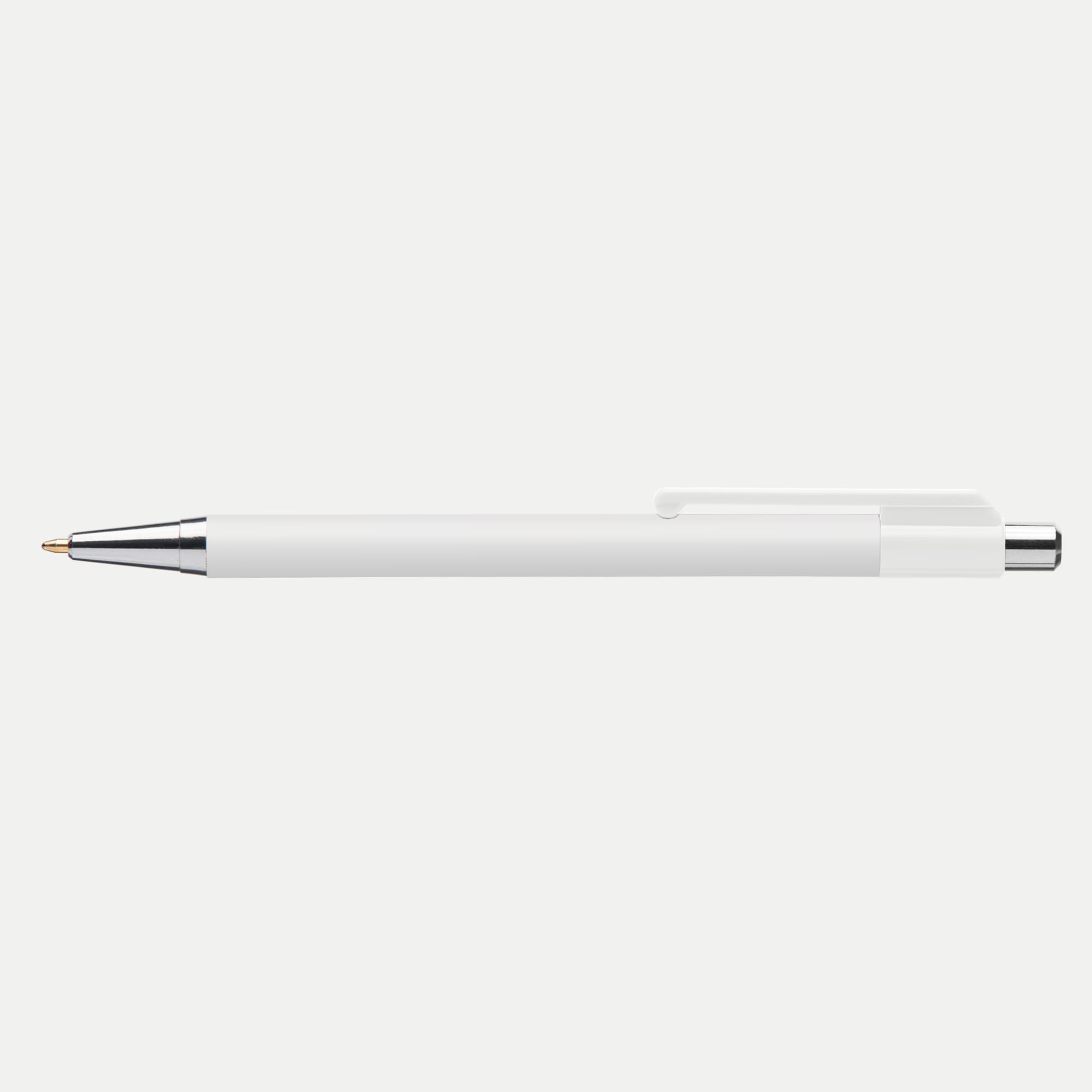 Stylo Astaire chrome avec embout coloré