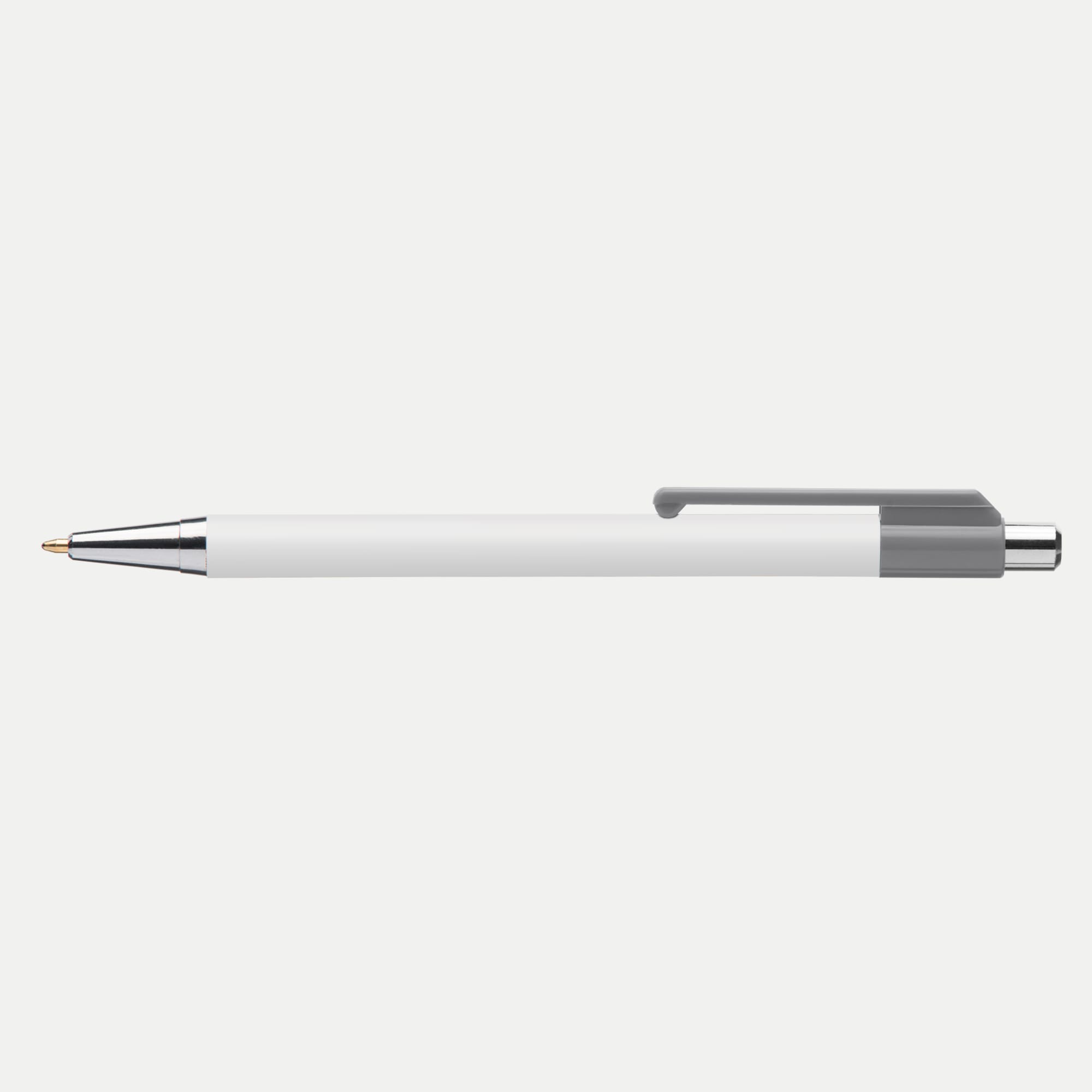 Stylo Astaire chrome avec embout coloré