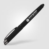 Vue 2 de Stylo gel monochrome Forma en aluminium recyclé