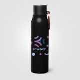 Vue 9 de Gourde Strata isotherme en acier inoxydable recyclé avec mousqueton – 550 ml