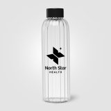 Vue 8 de Gourde en verre rainurée Linea – 620 ml