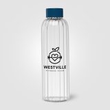 Vue 14 de Gourde en verre rainurée Linea – 620 ml