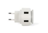 Vue 2 de Chargeur secteur double-USB avec veilleuse NOTTO