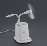 Vue 4 de Organiseur de bureau avec chargeur à induction BERGO