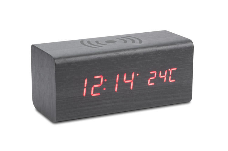 Horloge de bureau avec chargeur à induction CORNELL