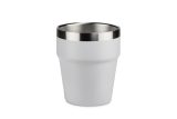 Vue 1 de Mug en acier inoxydable recyclé MAKEL 300 ml
