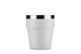 Vue 3 de Mug en acier inoxydable recyclé MAKEL 300 ml