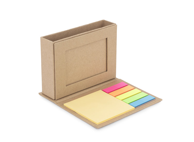 Porte-stylo de bureau avec notes autocollantes MEFO
