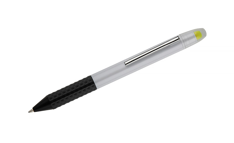 Stylo à bille avec surligneur FLUO