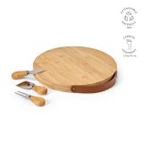 Vue 10 de Planche à découper Duchamp en bambou avec ustensiles à fromage
