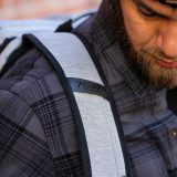 Vue 5 de Sac à dos Paso 20L rPET. Boucles en bas Poche ordinateur 17"