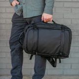 Vue 3 de Sac à dos Galindo 22L rPET Poignée latérale Poche ordinateur 17"