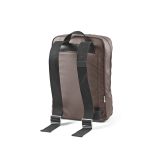 Vue 4 de Sac à dos Vienna 23L rCoton 340 g/m² et rPU . Poche ordinateur 17"