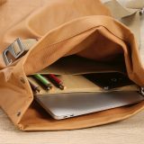 Vue 5 de Sac à dos Berlin 23L rCoton 340 g/m²et rPU. Poche ordinateur 17"