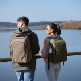 Vue 5 de Sac à dos New York 20L rNylon et rPET. Poche ordinateur 17"