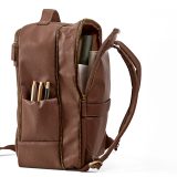 Vue 5 de Sac à dos Paris 20L rCuir. Poche ordinateur 17"
