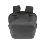 Vue 24 de Sac à dos Abrantes 20L rPET. Fermeture TSA et tissu anti-coupures.