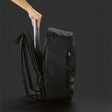 Vue 5 de Sac à dos Sydney 18L rPET. Réfléchissant. Poche ordinateur 17"