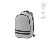Vue 6 de Sac à dos Sydney 18L rPET. Réfléchissant. Poche ordinateur 17"