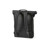 Vue 4 de Sac à dos Milan 24L rPU et rPET. Poche ordinateur 17"