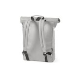 Vue 4 de Sac à dos Milan 24L rPU et rPET. Poche ordinateur 17"