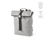 Vue 9 de Sac à dos Milan 24L rPU et rPET. Poche ordinateur 17"