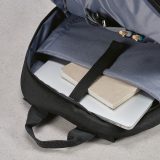 Vue 17 de Sac à dos Vilnius 18L rPET. Poche avant. Poche ordinateur 17"