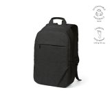 Vue 21 de Sac à dos Vilnius 18L rPET. Poche avant. Poche ordinateur 17"
