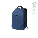 Vue 7 de Sac à dos Vilnius 18L rPET. Poche avant. Poche ordinateur 17"
