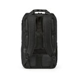 Vue 3 de Sac à dos Bucharest 18L rPET. Poche avant Poche ordinateur 15,6"